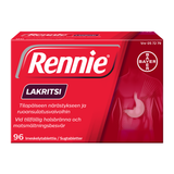 RENNIE LAKRITSI imeskelytabletit -eri kokoja