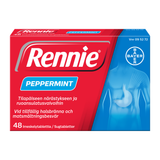 RENNIE PEPPERMINT imeskelytabletit -eri kokoja