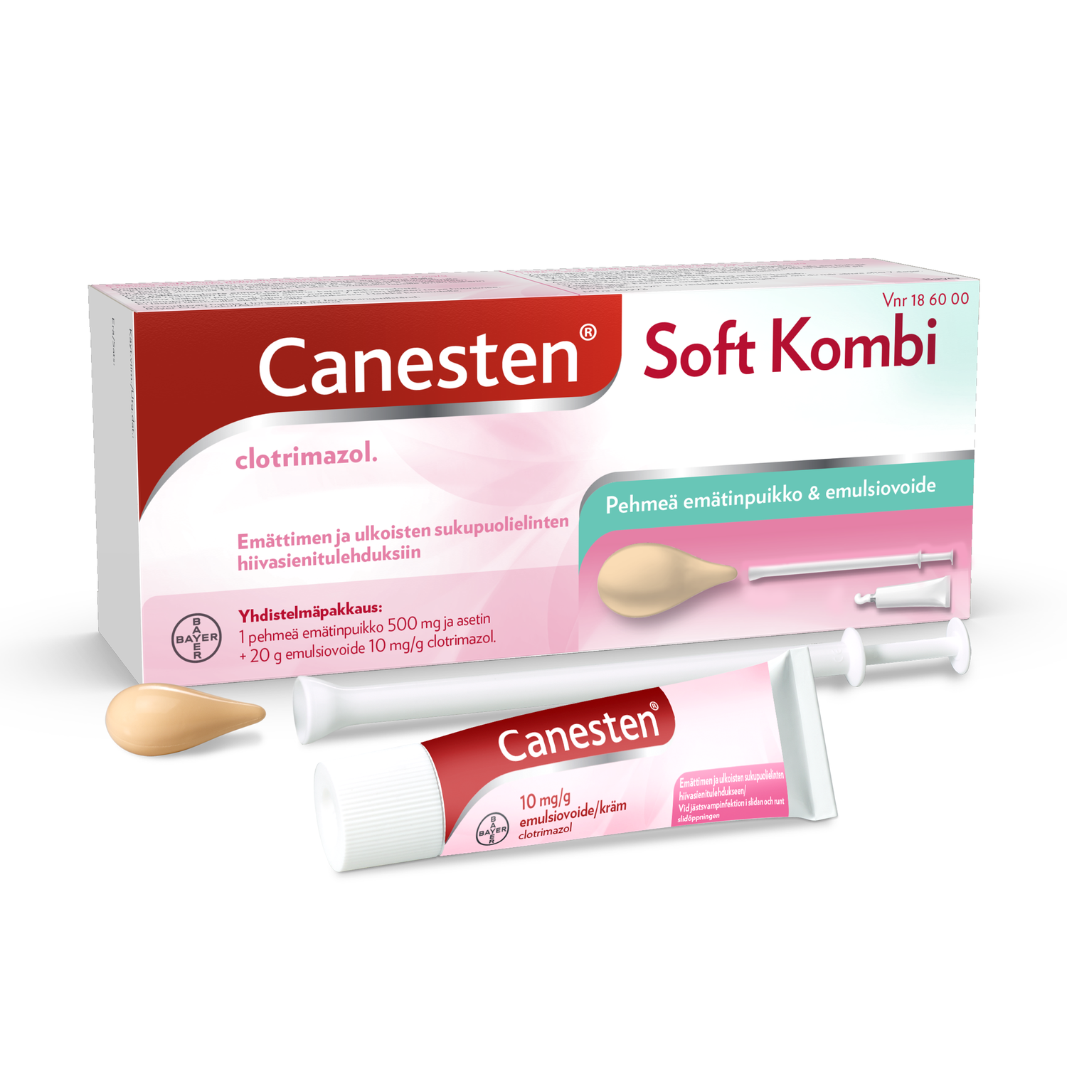 Canesten Soft Kombi 500 mg + 10 mg/g