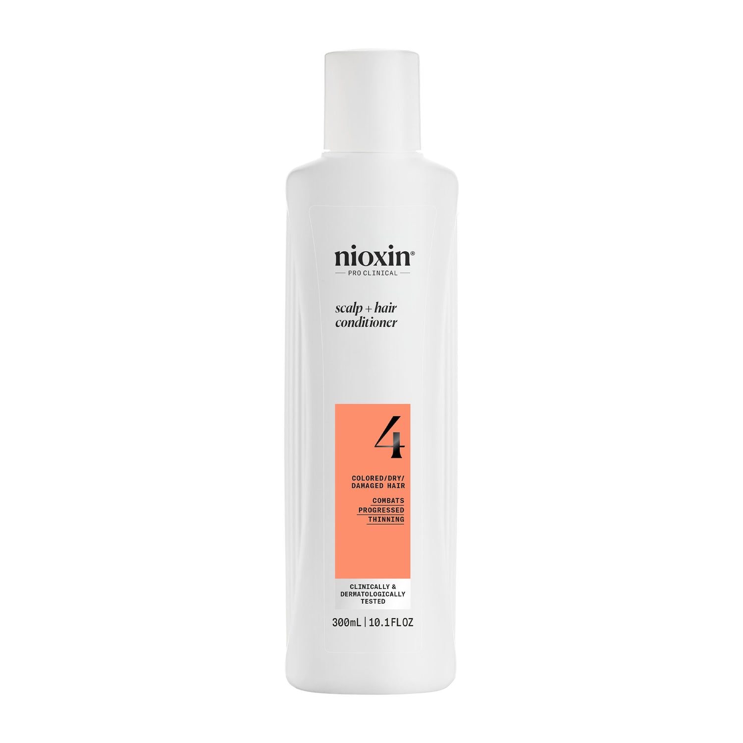 Nioxin System 4 Conditioner for Colored Thinning Hair 300 ml -Hoitoaine selvästi ohentuneille, värjätyille hiuksille