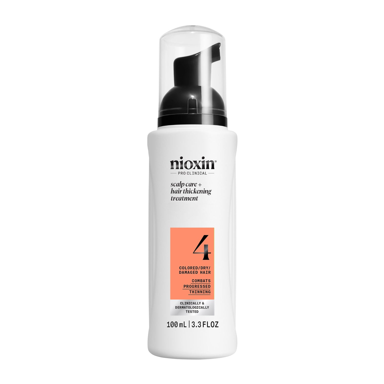 Nioxin System 4 Scalp Treatment for Colored Thinning Hair 100 ml - Hoitoseerumi selvästi ohentuneille, värjätyille hiuksille