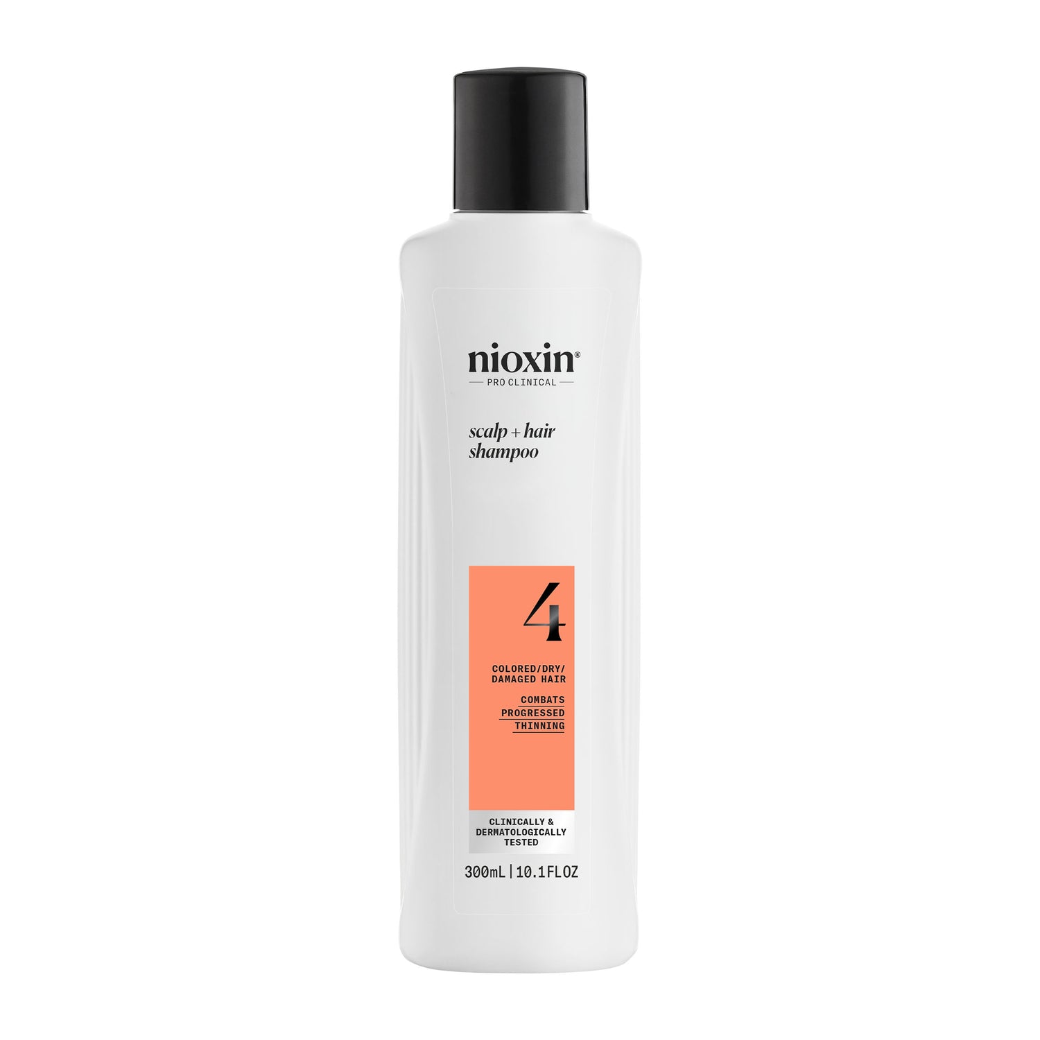 Nioxin System 4 Shampoo for Colored Thinning Hair 300 ml - Shampoo selvästi ohentuneille, värjätyille hiuksille