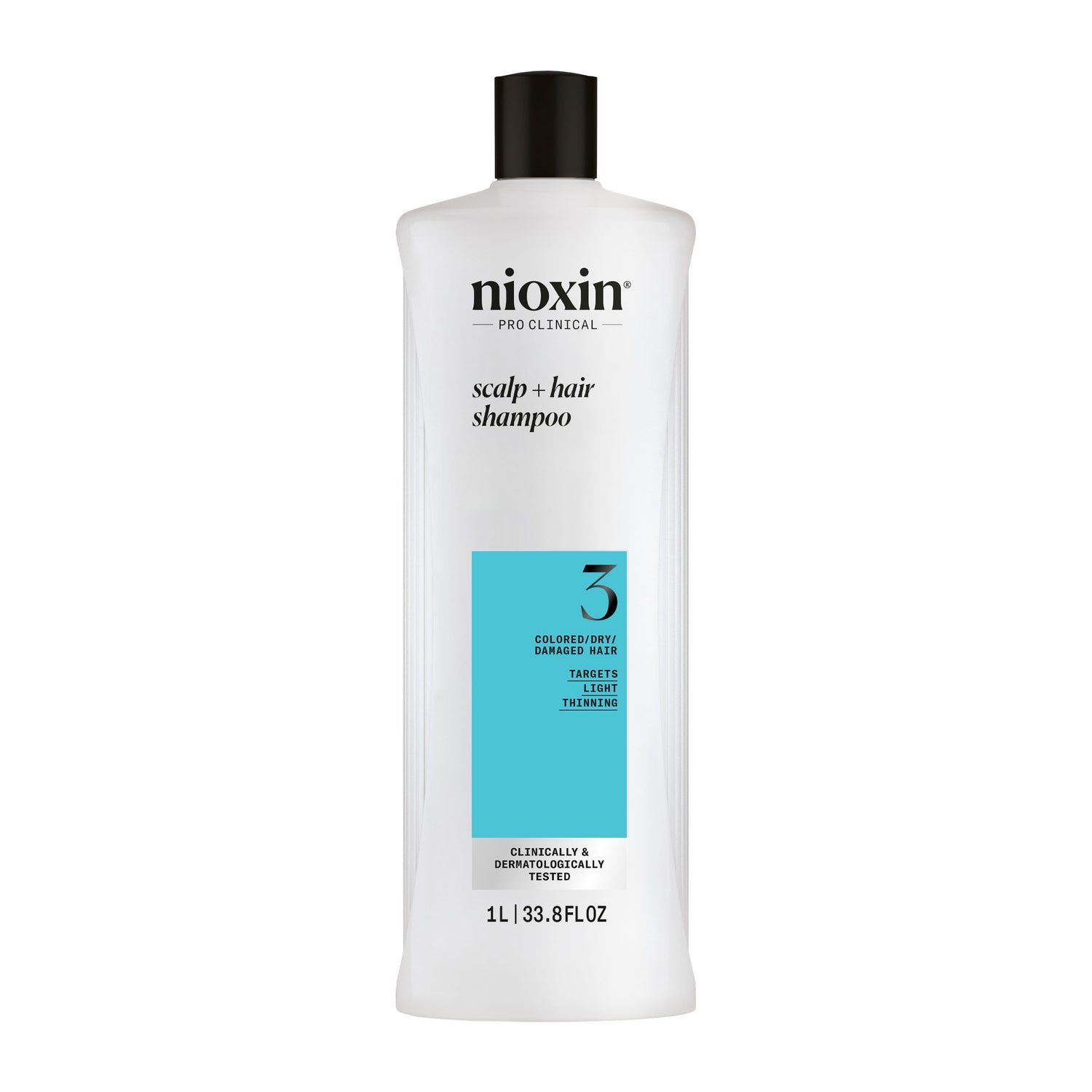 Nioxin System 3 Shampoo for Colored Thinning Hair 1000 ml - Shampoo ohentuneille, värjätyille hiuksille