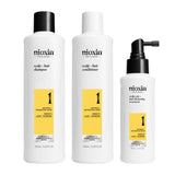 Nioxin System 1 Trial Kit for Thinning Hair 150 ml + 150 ml + 50 ml- Lievästi ohentuneille hiuksille