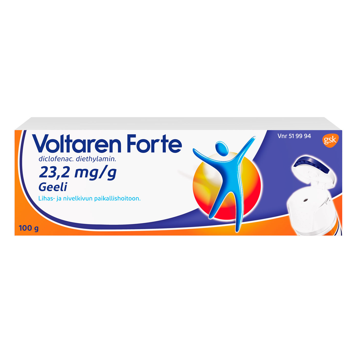 VOLTAREN FORTE  23,2 mg/g -eri kokoja