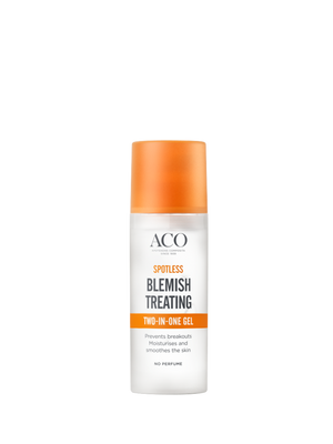 ACO Spotless Two-In-One Blemish Treating kosteuttava ja hoitava geeli 50 ml