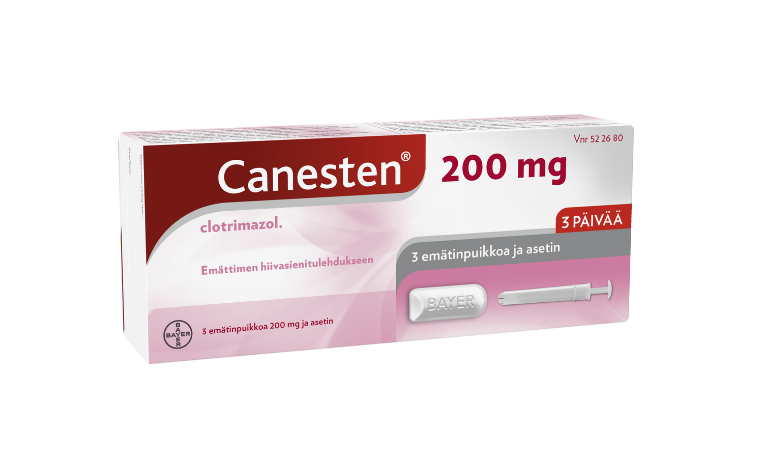 Canesten 200 mg -emätinpuikko