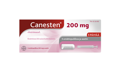 Canesten 200 mg -emätinpuikko