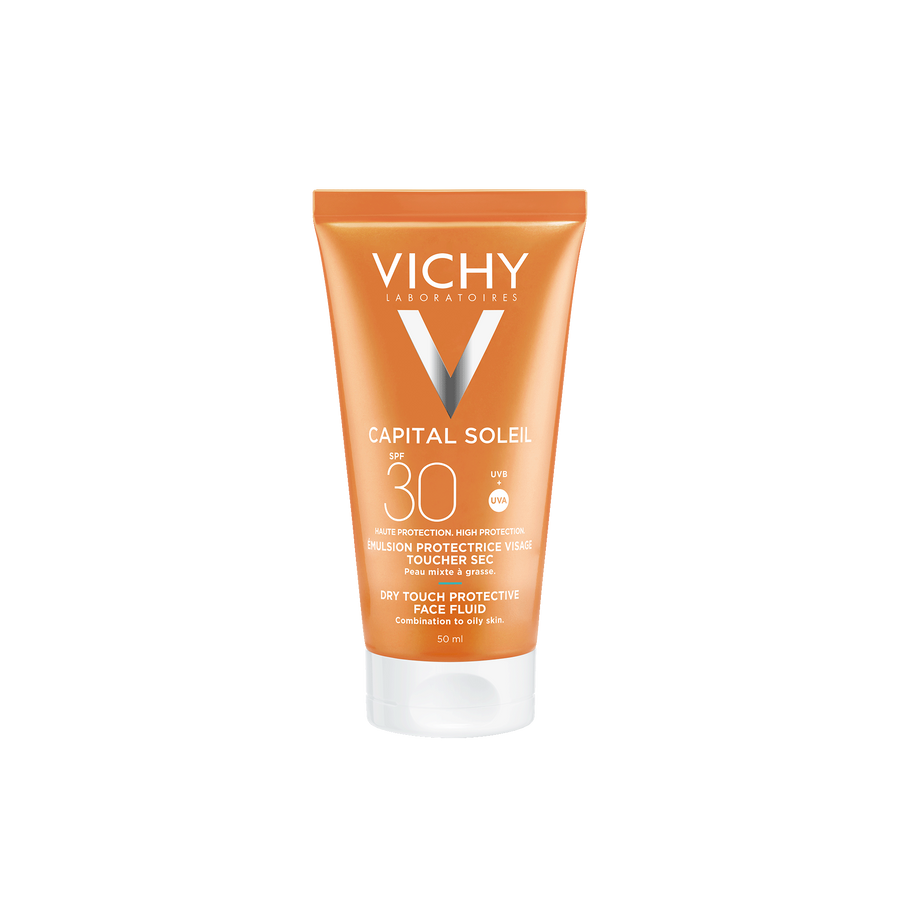 Vichy Capital Soleil Dry Touch - mattapinnan jättävä aurinkosuoja SPF30