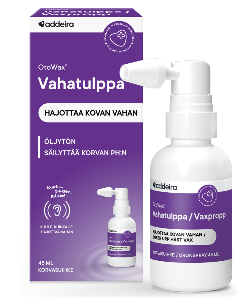 OtoWax Vahatulppa korvasuihke vahatulpan ennaltaehkäisyyn ja hoitoon 45ml