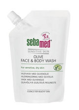 SEBAMED OLIVE FACE&BODY WASH -pesuneste 400 ML täyttöpussi