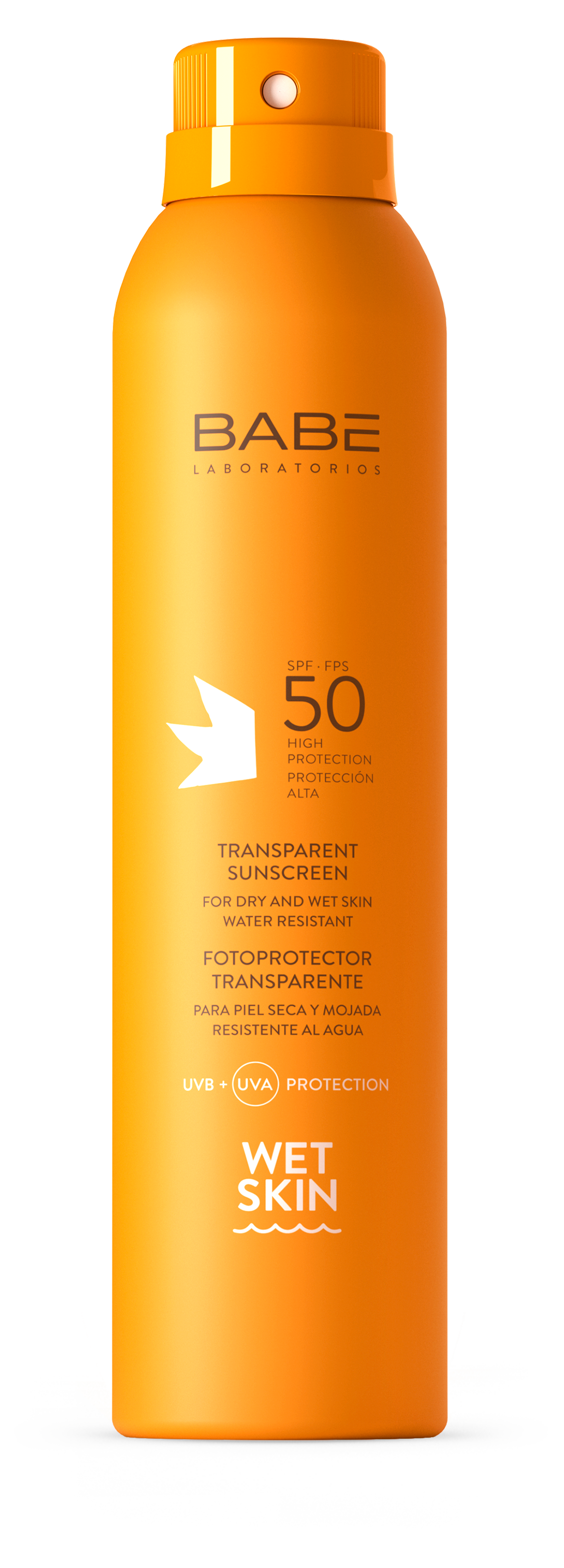 BABE Transparent Sunscreen Wet Skin SPF50