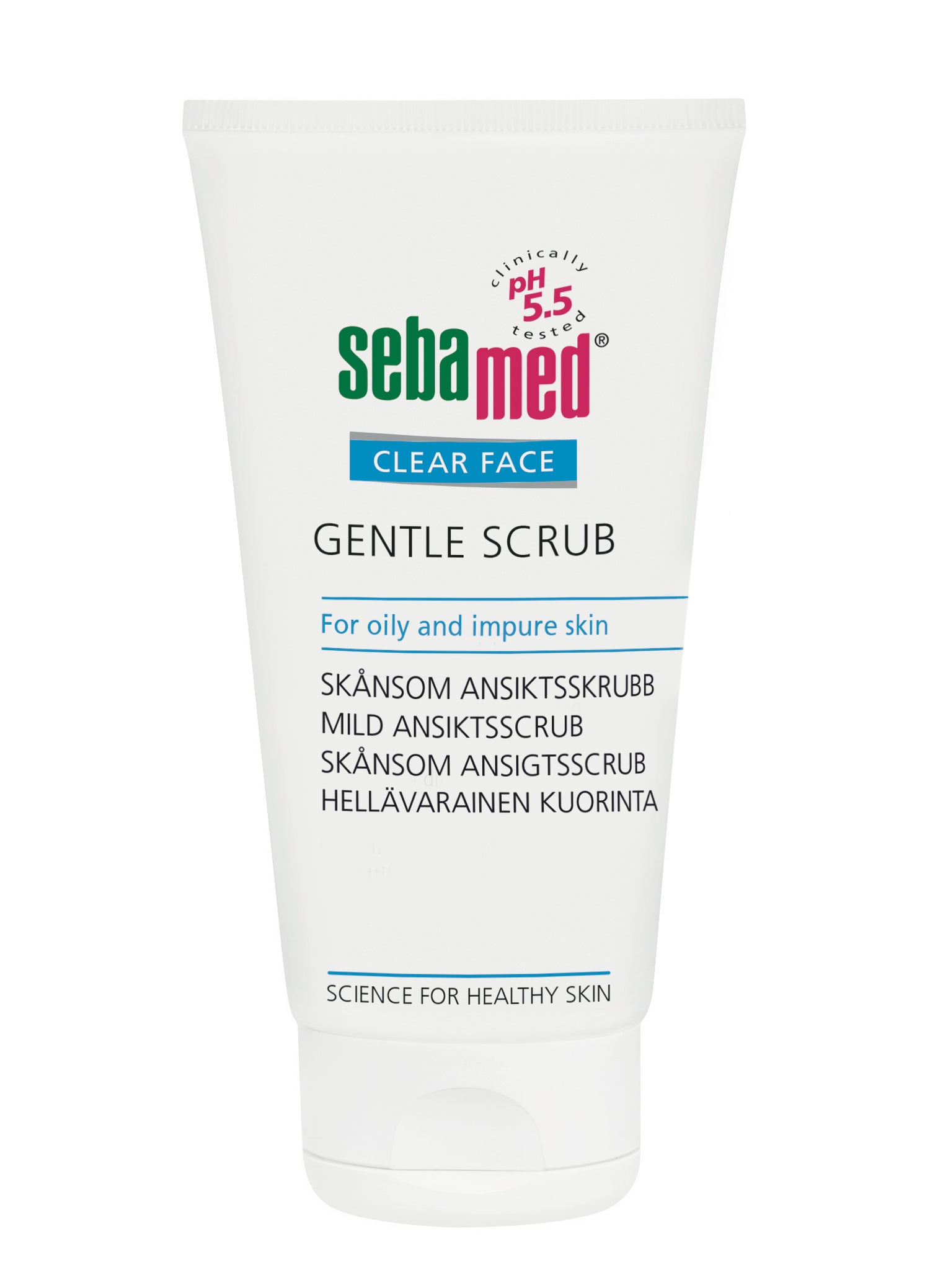 SEBAMED CLEAR FACE GENTLE SCRUB kuorintavoide 150 ml