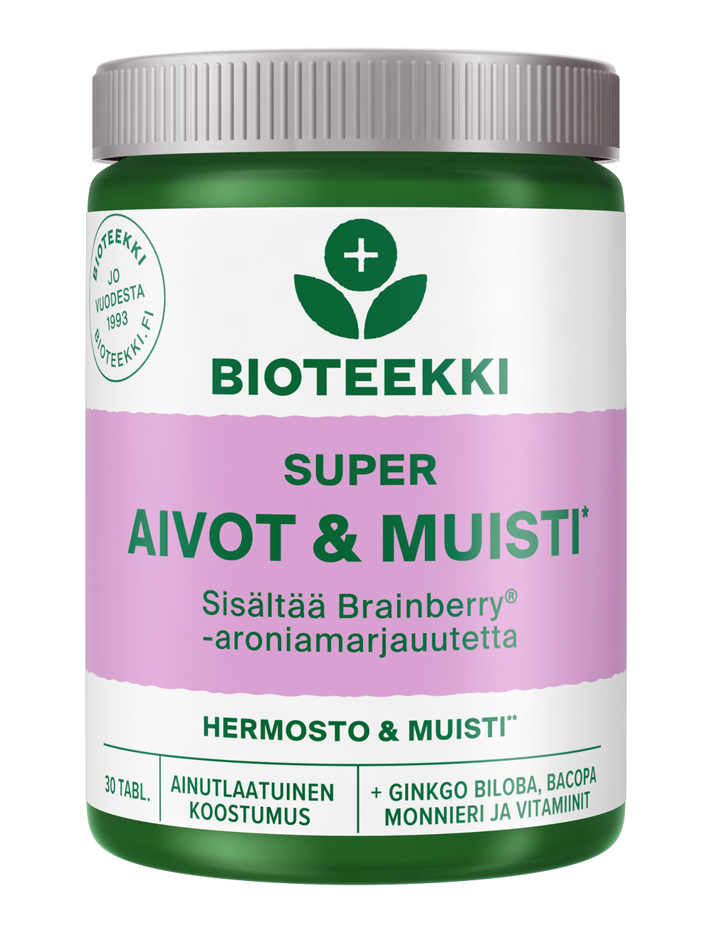 Bioteekki Super Aivot & Muisti 30 tabl