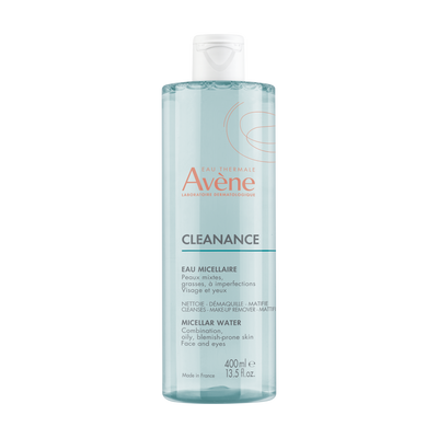 Avene Cleanance Micellar Water -puhdistusvesi rasvaiselle ja epäpuhtaalle iholle