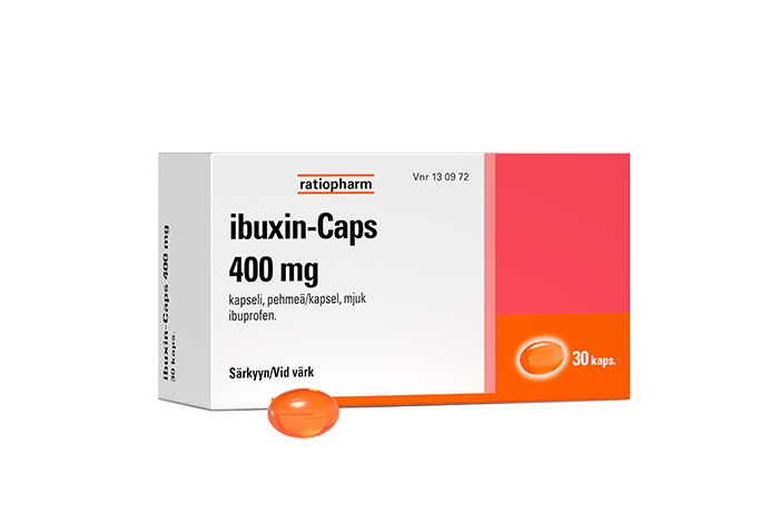 Ibuxin-Caps 400 mg kapseli - eri kokoja