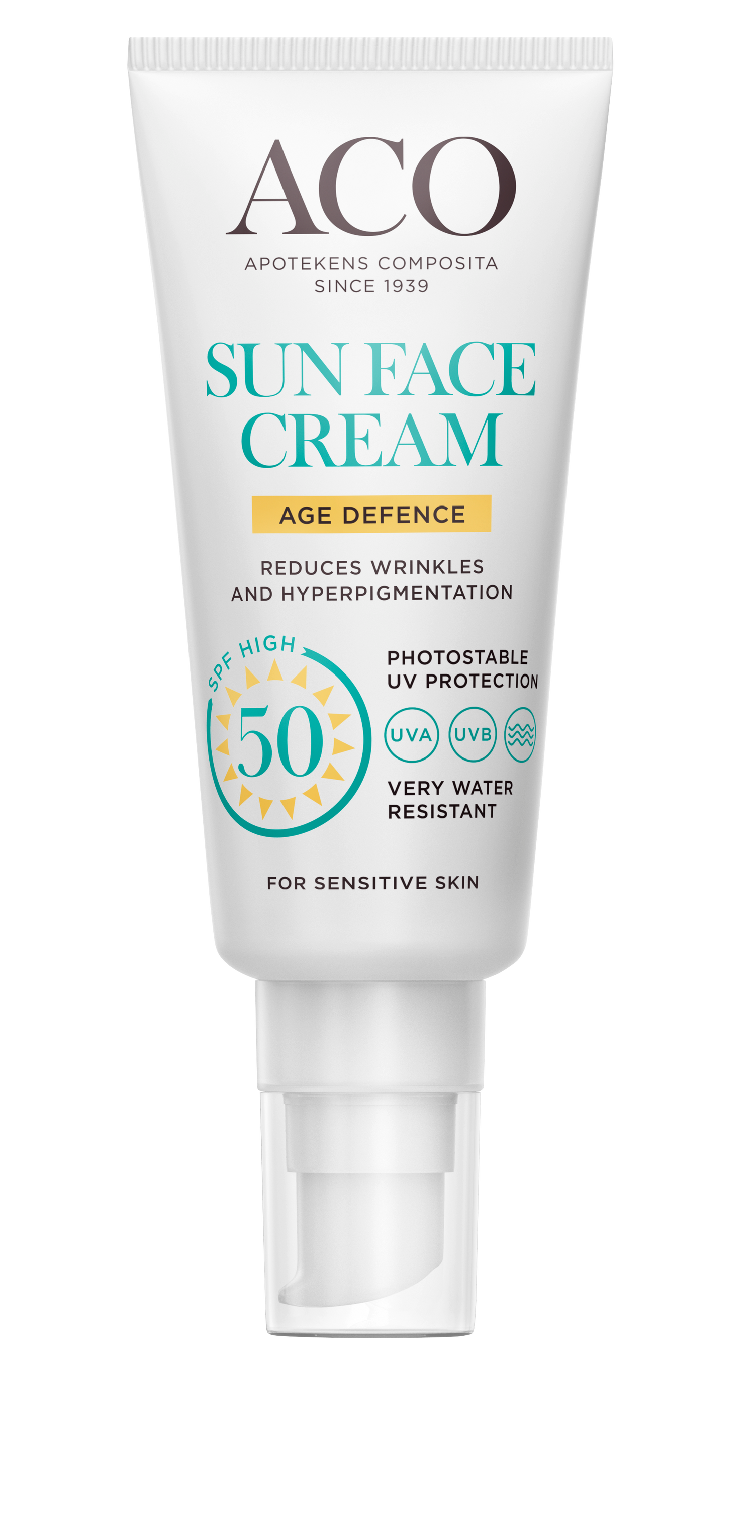 ACO Sun Face Cream Age Defence SPF50