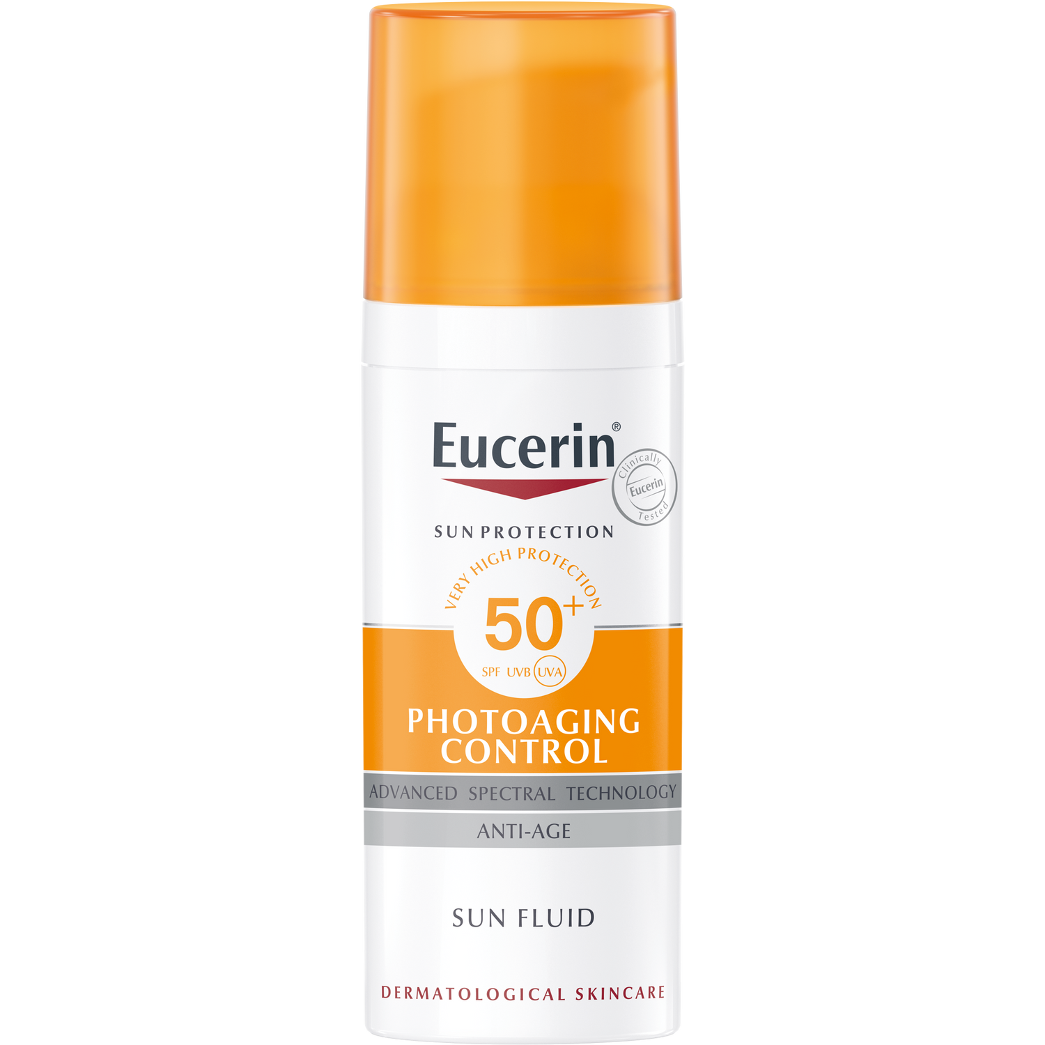 Eucerin Photoaging Sun Fluid SPF50+ aurinkovoide ikääntyvälle iholle 50 ml