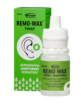 REMO-WAX KORVATIPAT korvavahan liuotukseen 10 ml tai 5x10 ml