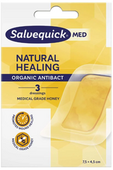 Salvequick MED Natural Healing hunajalaastari 7,5x4,5cm