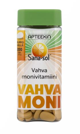 Apteekin Sana-sol Vahva monivitamiini 200 tabl