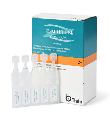 ZADITEN 0,25 mg/ml silmätipat