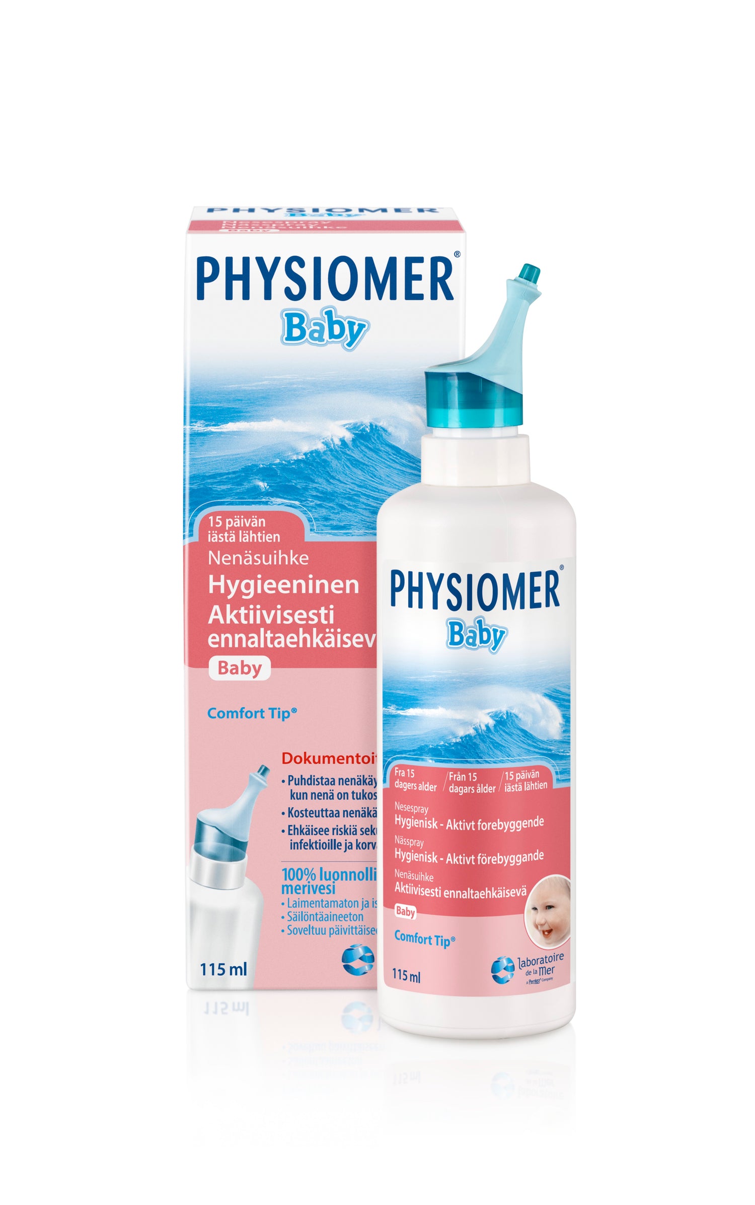 PHYSIOMER BABY MIST hellävarainen nenäsumute erityisesti vauvoille 115 ml