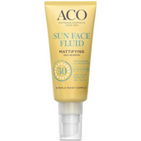 ACO Sun Face Fluid SPF30 Mattifying -mattapinnan jättävä aurinkovoide kasvoille