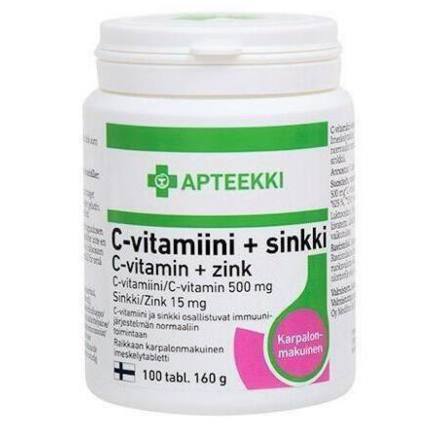 Apteekki C-vitamiini + sinkki