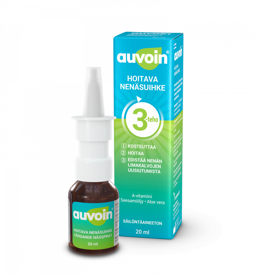 Auvoin hoitava nenäsuihke 20 ml