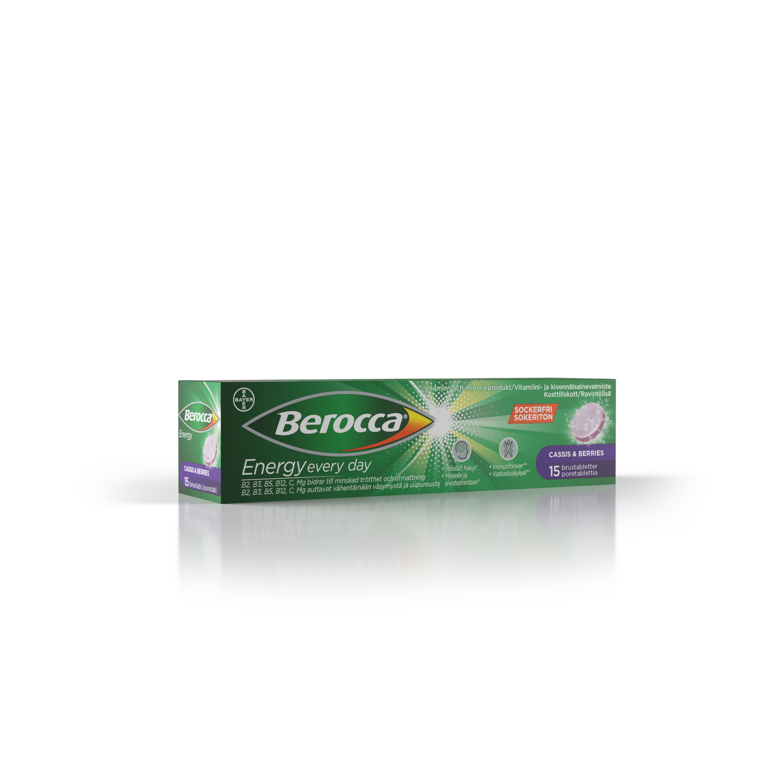 Berocca Energy Cassis & Berries 45 poretablettia