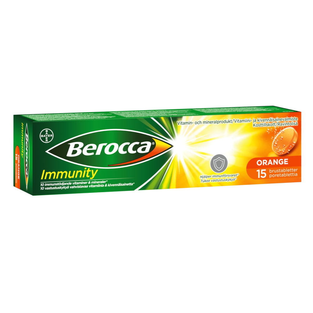 BEROCCA IMMUNITY PORETABLETTI 15 kpl