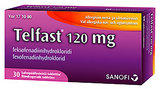 Telfast 120 mg tabletti -eri kokoja