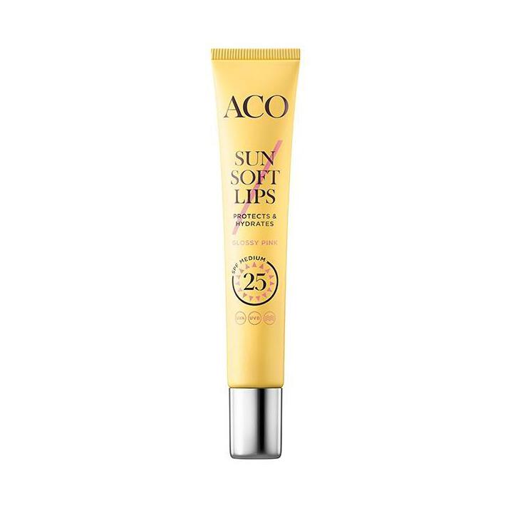 ACO Sun Soft Lips SPF25 -aurinkohuulikiilto