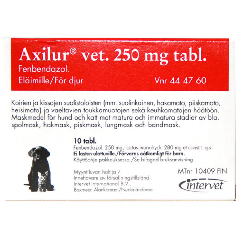 Axilur vet 250 mg tabletit