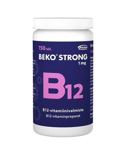 BEKO STRONG B12 1MG Nieltävä tabletti 100 / 150 kpl