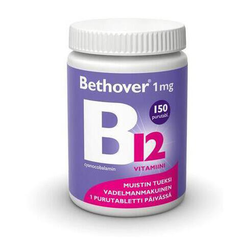 Bethover 1 mg B12-vitamiini -eri kokoja