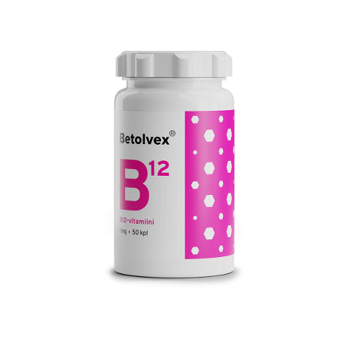 Betolvex 1 mg B12-vitamiini -eri kokoja