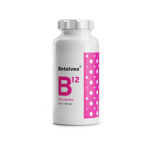 Betolvex 1 mg B12-vitamiini -eri kokoja