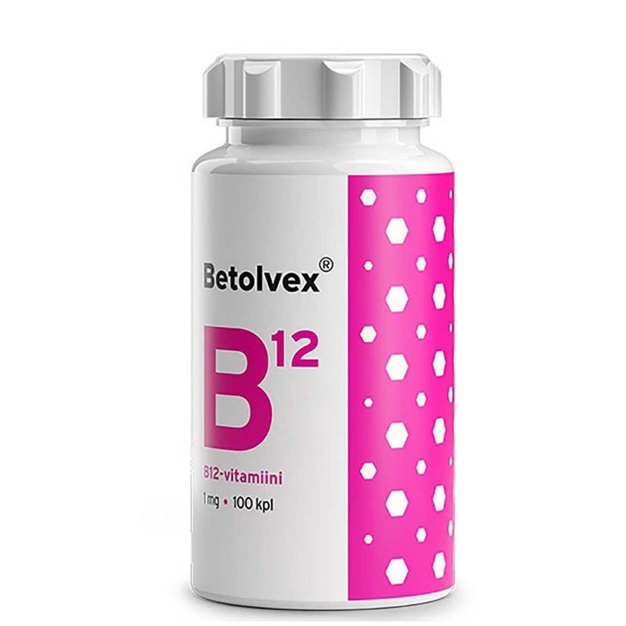 Betolvex 1 mg B12-vitamiini -eri kokoja