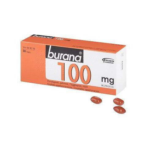 Burana 100 mg 30 purukapselia