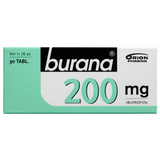 Burana 200 mg -tabletti -eri kokoja