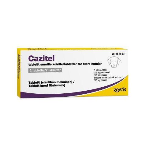 Cazitel tabletit suurille koirille