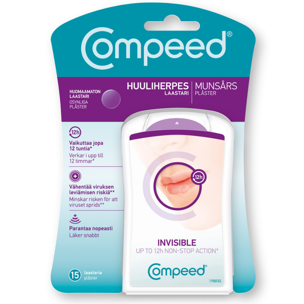 Compeed huuliherpeslaastari asettimella 15 kpl