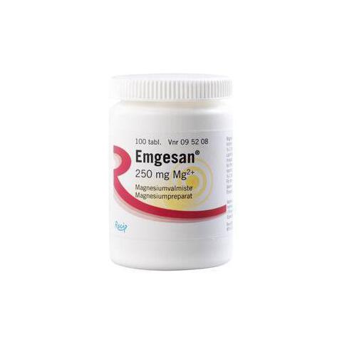 Emgesan 250 mg tabletti -eri kokoja