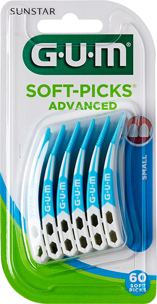 GUM Soft-Picks harjatikku Advanced 60 kpl - eri kokoja