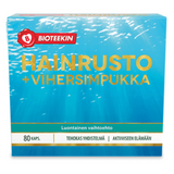 Bioteekin Hainrusto+Vihersimpukka kapselit -eri kokoja