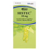 Histec 10 mg allergialääke - eri kokoja