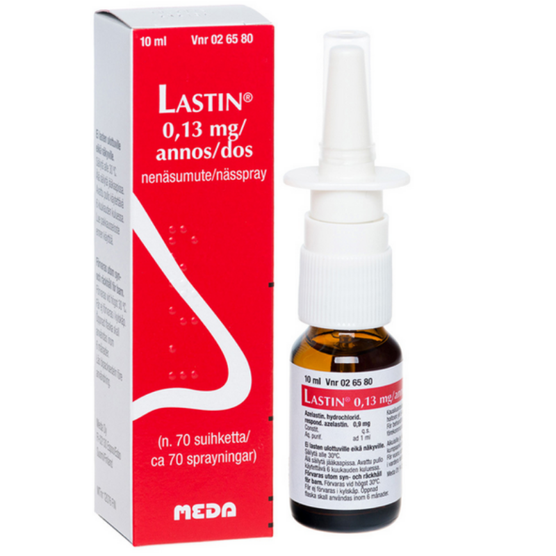 Lastin 0,13 mg/annos nenäsumute 10 ml