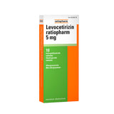 LEVOCETIRIZIN RATIOPHARM 5 mg eri kokoja